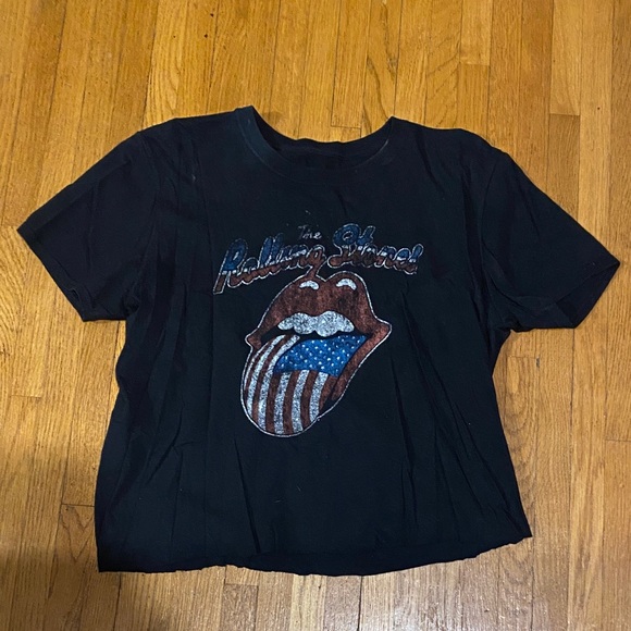 Rolling Stones Black T-Shirt Sz M - Picture 4 of 6